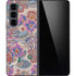Warm Taupe Floral Galaxy Z Fold5 5G Skin